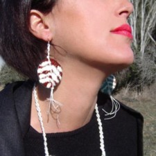 Earrings model Navajo
