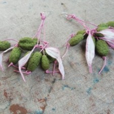 Earrings model Seeds III