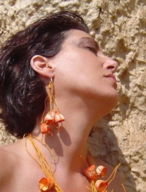 Earrings model Babilonia