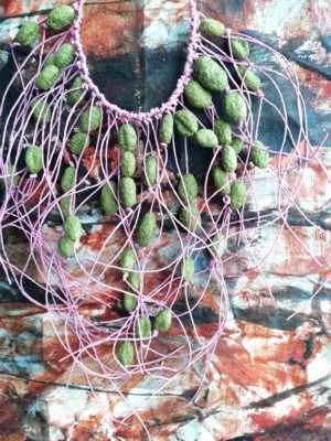 Necklace model Seeds III