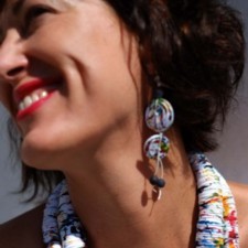 Earrings model Abstract II