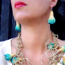 Earrings model Richtersveld Desert Namaquanum