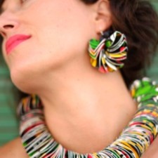 Earrings model Disque "Sonia Delaunay"