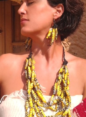 Earrings model Mohenjo Daro