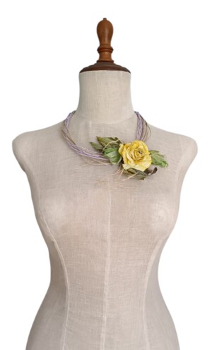 Necklace model Laure Hayman