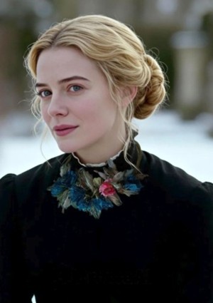 Necklace model Blue Silence