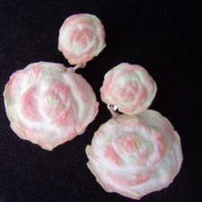 Pendientes modelo Porcelana china con flores