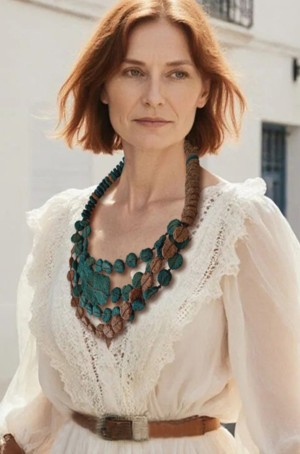 Collar modelo Quetzalcoatl
